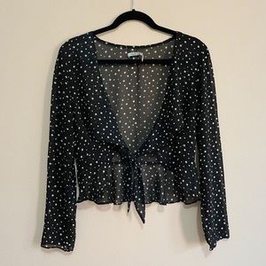 urban outfitters wrap top